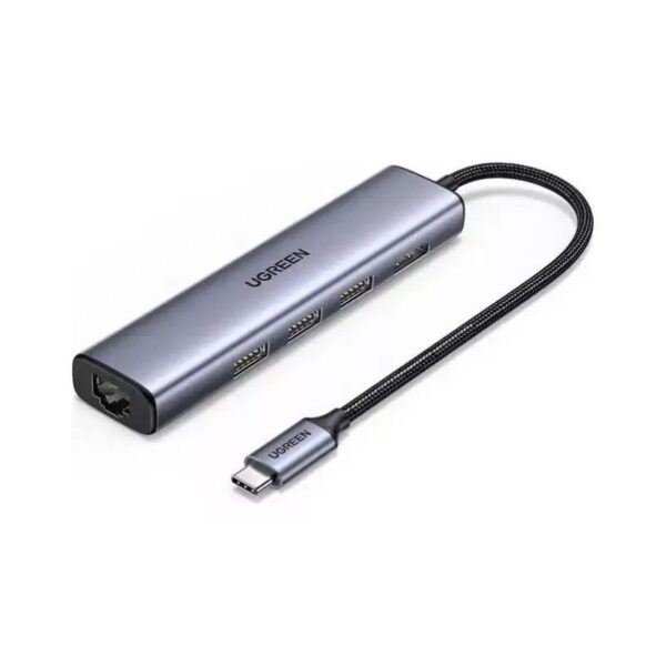 Adaptador Ugreen Hub Usb-c 5 En 1, 3 usb 3.0, Hdmi