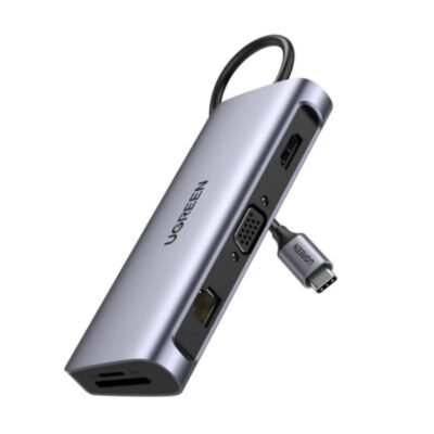 Adaptador Ugreen USB-C 10 en 1 HDMI VGA RJ45 USB 3.0